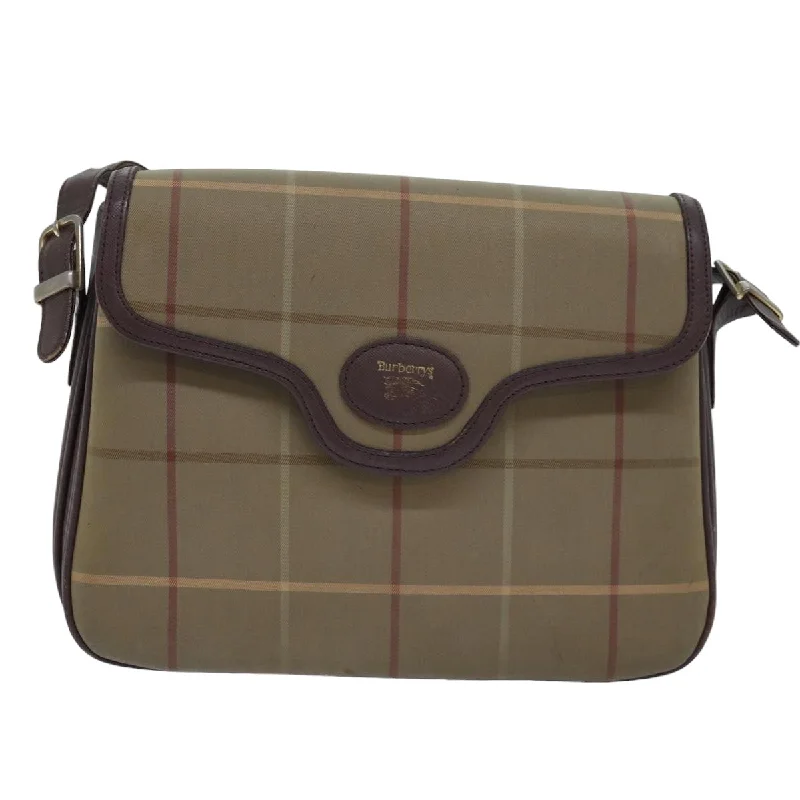 Burberry Nova Check  Canvas Shoulder Bag (Pre-Owned)