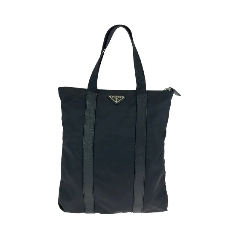 Prada Saffiano Tessuto Nylon Leather Tote