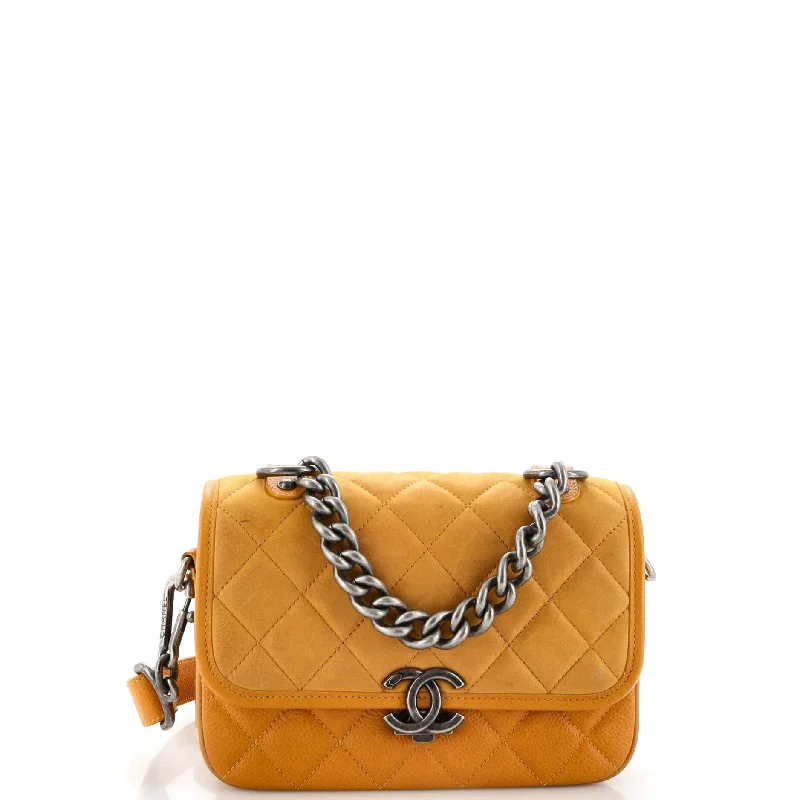 My Everything Flap Bag Quilted Caviar Small