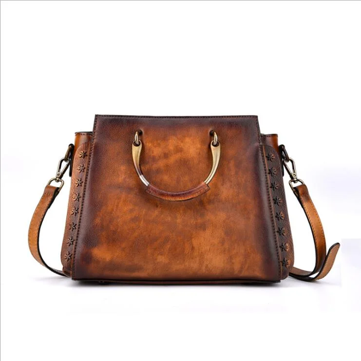 Ladies Small Leather Crossbody Bag Purse Genuine Leather Handbags For Women