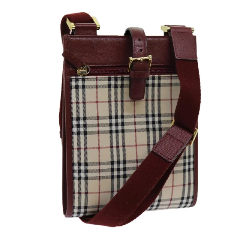 Burberry Vintage Check  Canvas Shoulder Bag (Pre-Owned)