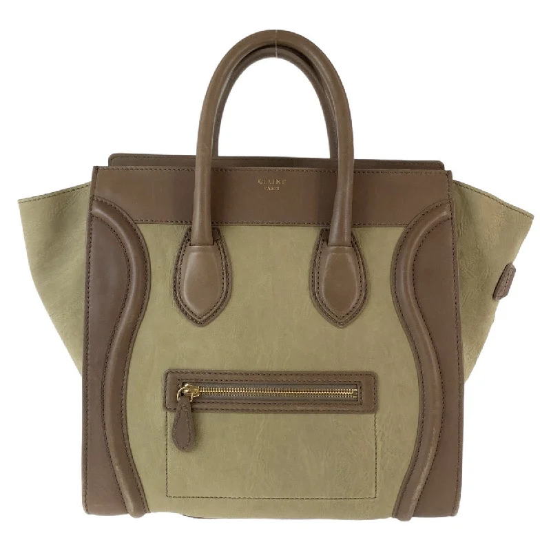 Celine Luggage Mini Shopper Leather Tote