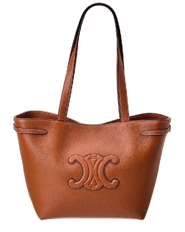 CELINE Cabas Anais Small Leather Tote