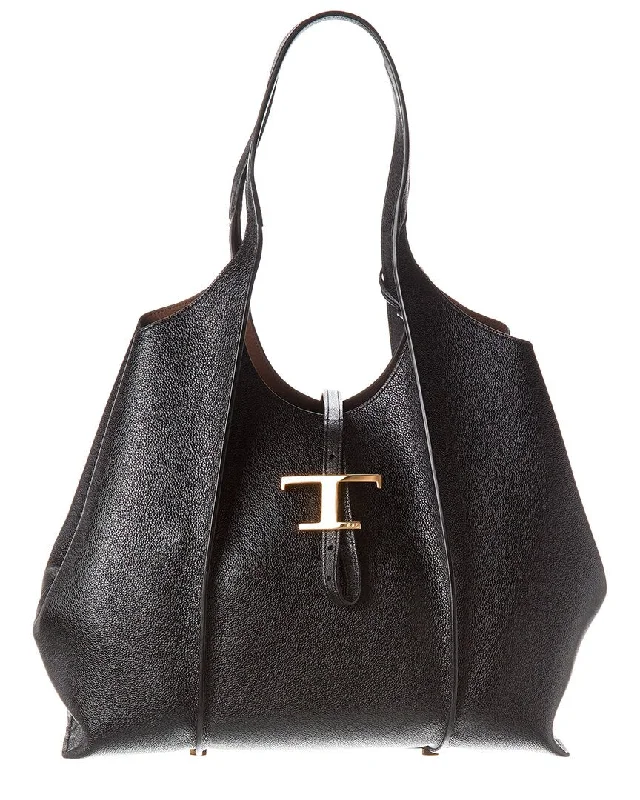 TOD’s T Timeless Medium Leather Tote