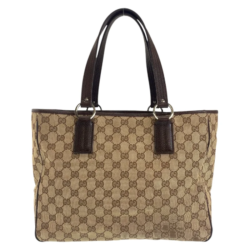 Gucci Brown GG Canvas Tote Bag