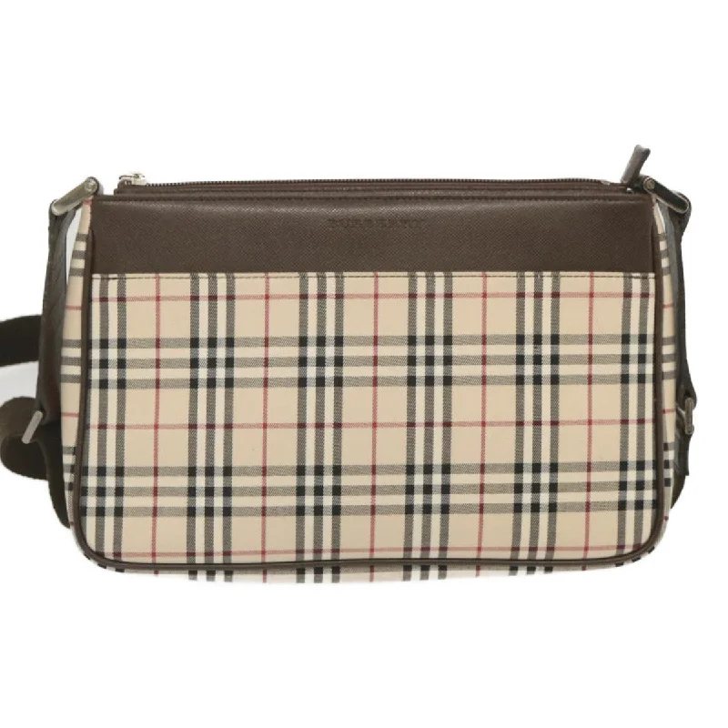 Burberry Nova Check  Canvas Shoulder Bag (Pre-Owned)