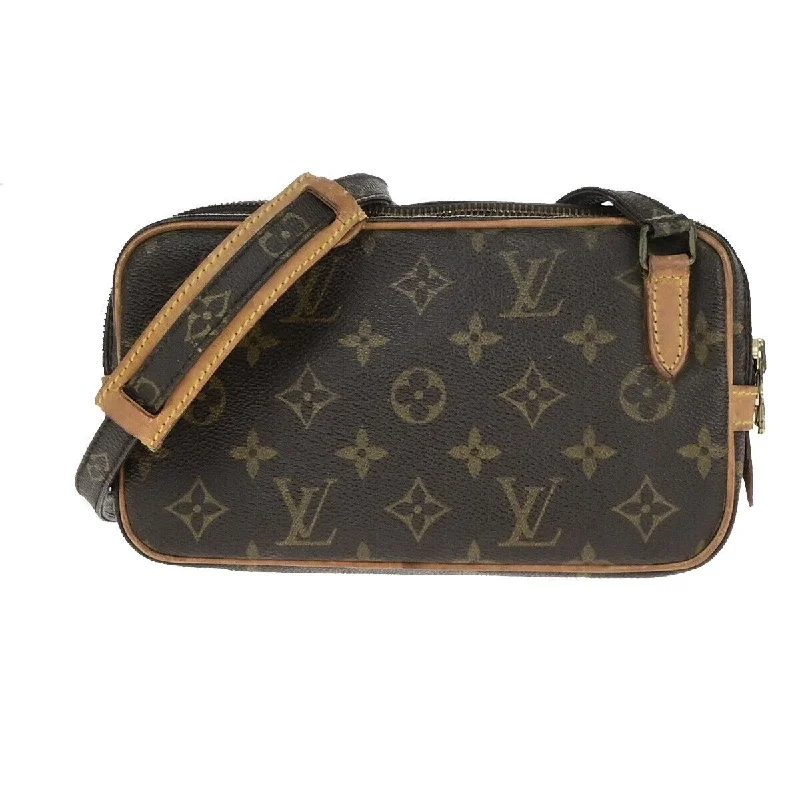 Louis Vuitton Marly  Canvas Shoulder Bag (Pre-Owned)