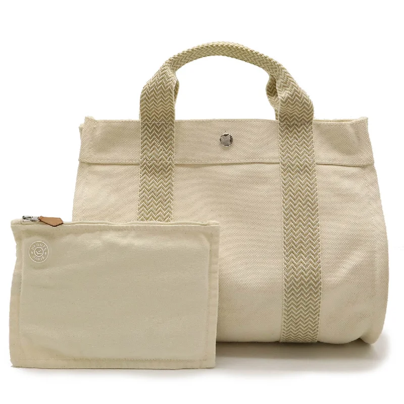 Hermes Cannes PM Canvas Tote Bag