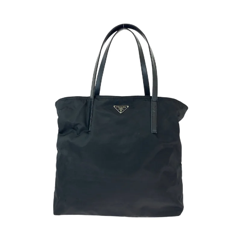 Prada Nylon Tessuto Logo Tote Bag