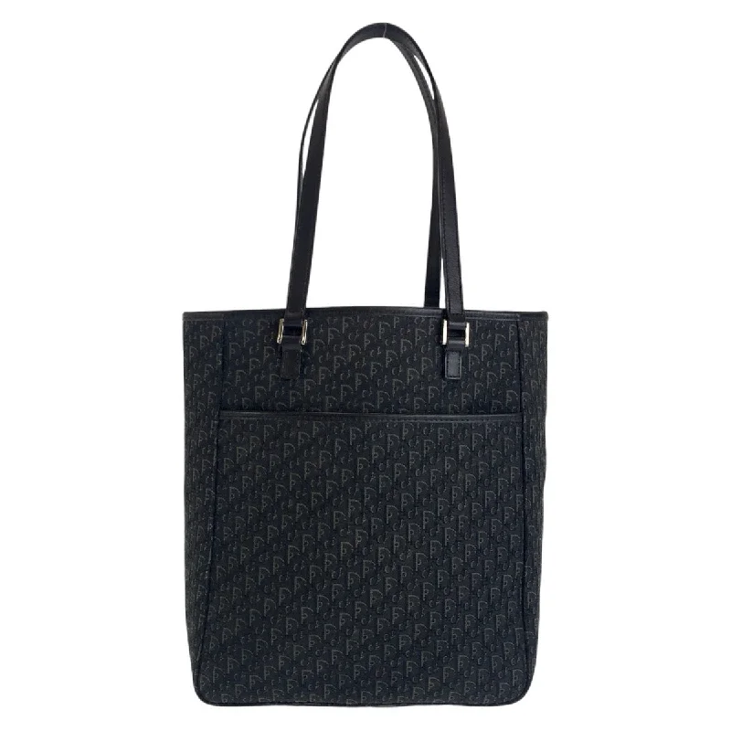 Dior Trotter Canvas Leather Tote Bag