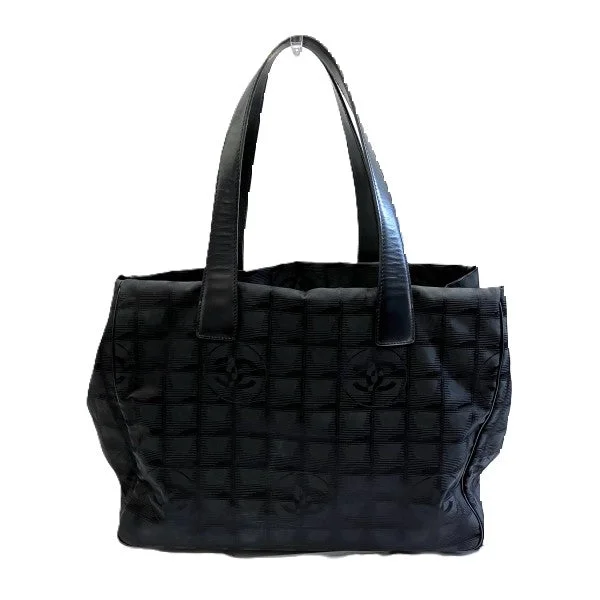 Chanel Nylon Leather Tote MM Bag