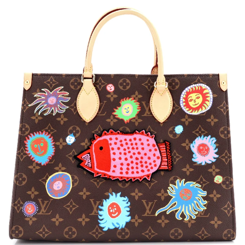 OnTheGo Tote Yayoi Kusama Faces Monogram Canvas MM