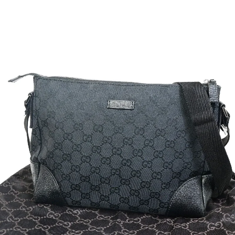 Gucci Gg Canvas  Canvas Shoulder Bag (Pre-Owned)