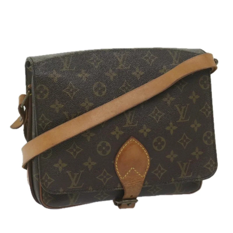 Louis Vuitton Cartouchière  Canvas Shoulder Bag (Pre-Owned)