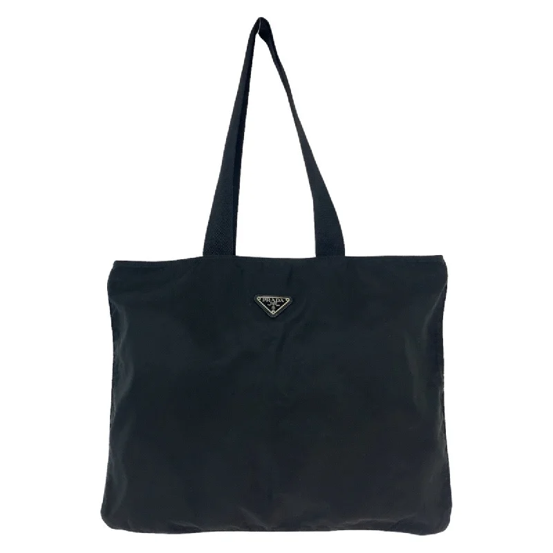 Prada Nylon Tessuto Logo Tote Bag