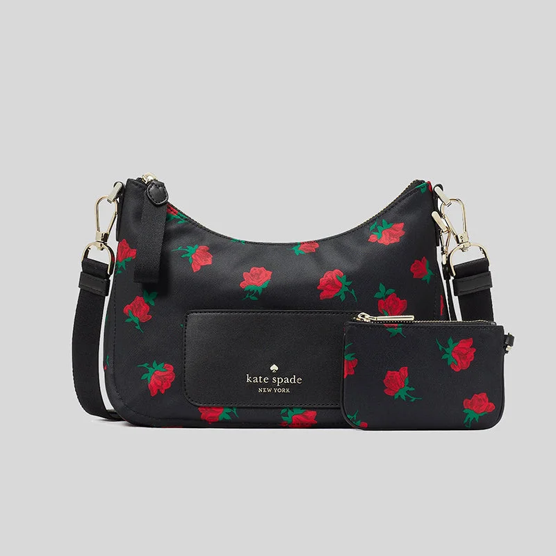 Kate Spade Chelsea Rose Toss Printed Crossbody KE437