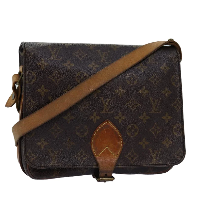 Louis Vuitton Cartouchière  Canvas Shoulder Bag (Pre-Owned)