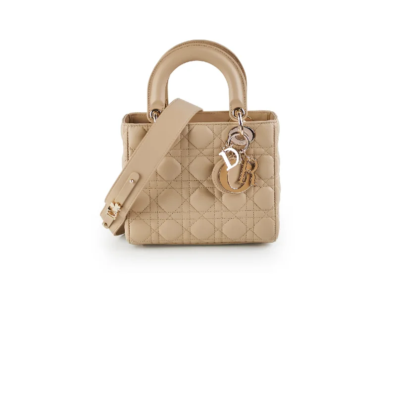 Christian Dior Small Lady Dior Beige