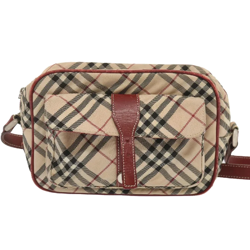 Burberry Nova Check  Canvas Shoulder Bag (Pre-Owned)