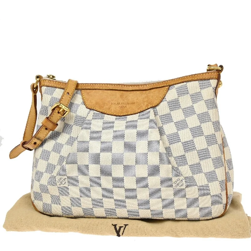 Louis Vuitton Siracusa  Canvas Shoulder Bag (Pre-Owned)