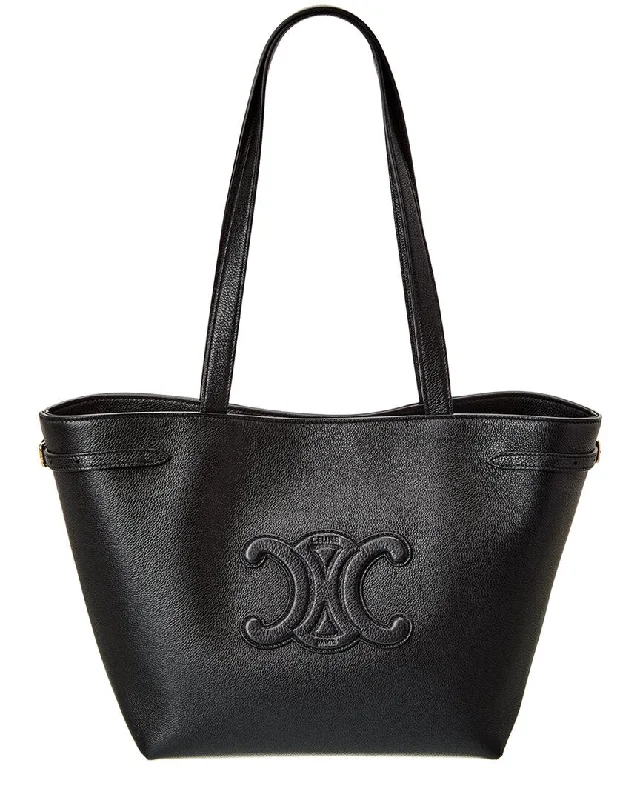 CELINE Cabas Anais Small Leather Tote