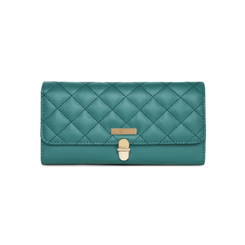 Caprese Sia Flap Wallet Medium Teal