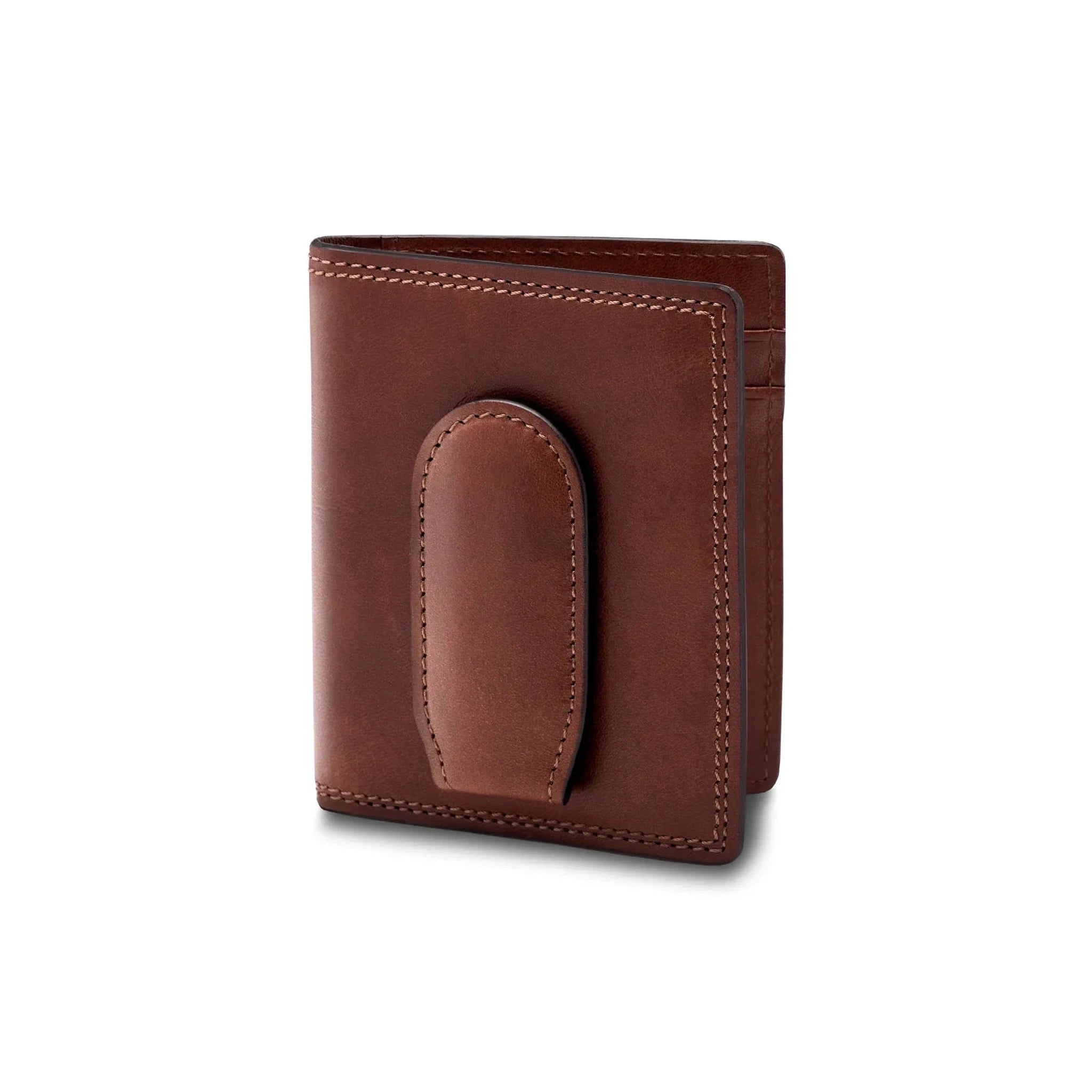 Bosca Dolce Leather Deluxe Front Pocket Wallet with Magnetic Clip