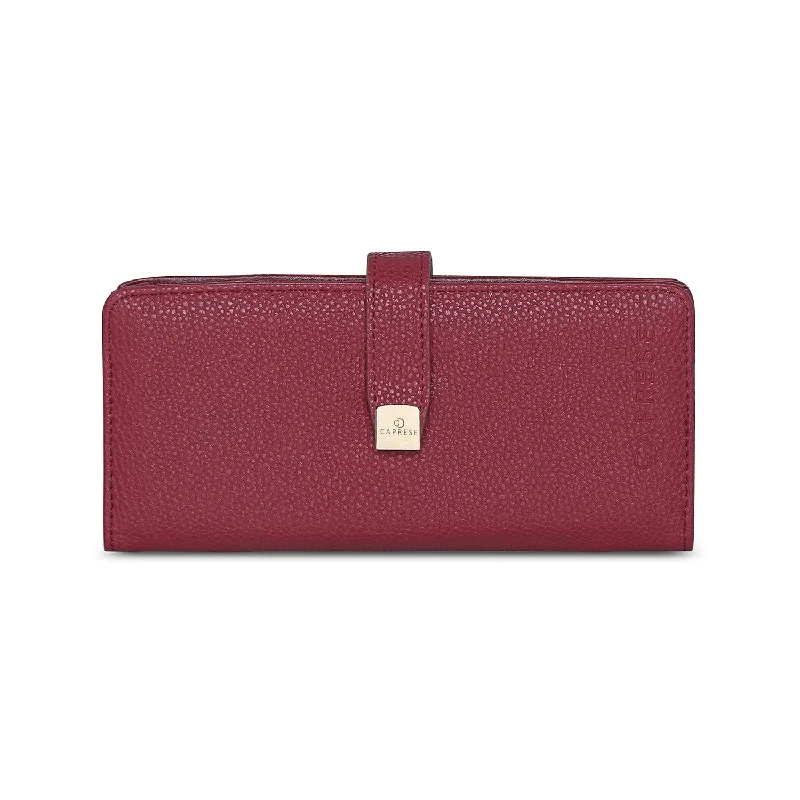 Caprese Stacy Wallet Medium Deep RED