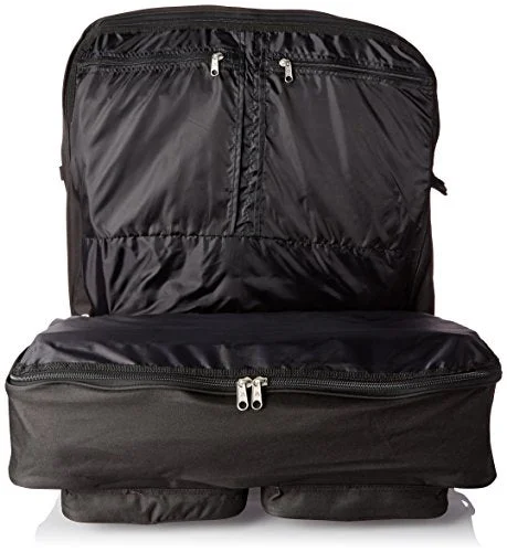 Everest Deluxe Garment Bag, Black, One Size