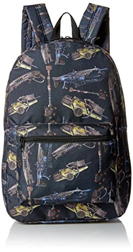 Bioworld Men'S Gears Of War 4 Sublimated Backpack, Black