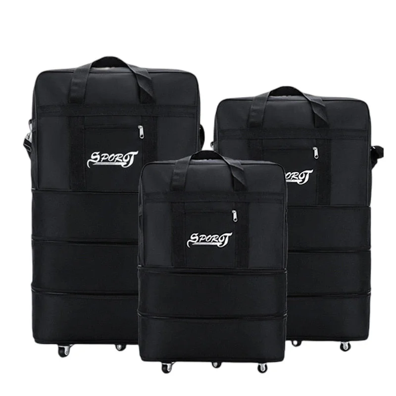 Foldable Luggage Bag Airline Checked Bag Oxford Large Capacity Travel