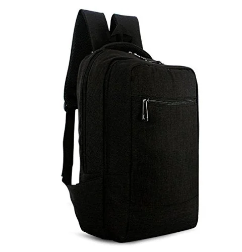 Fashion Pure Color College Business Backpack Lightweight Travel Rucksack For 15 15.6 Inch Laptop