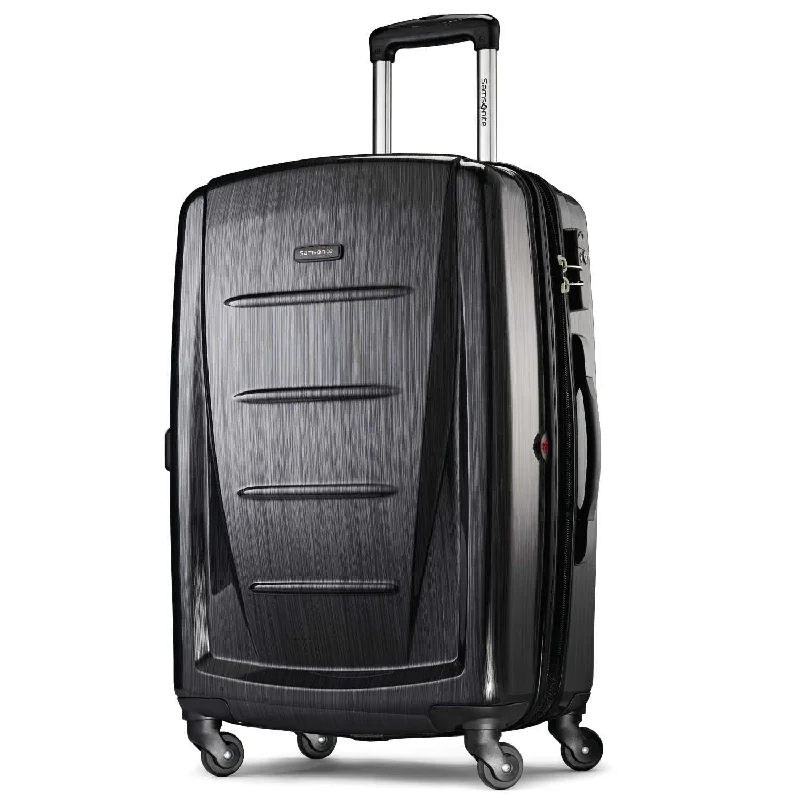 Samsonite Winfield 2 Hardside Luggage, Brushed Anthracite, Checked-Large