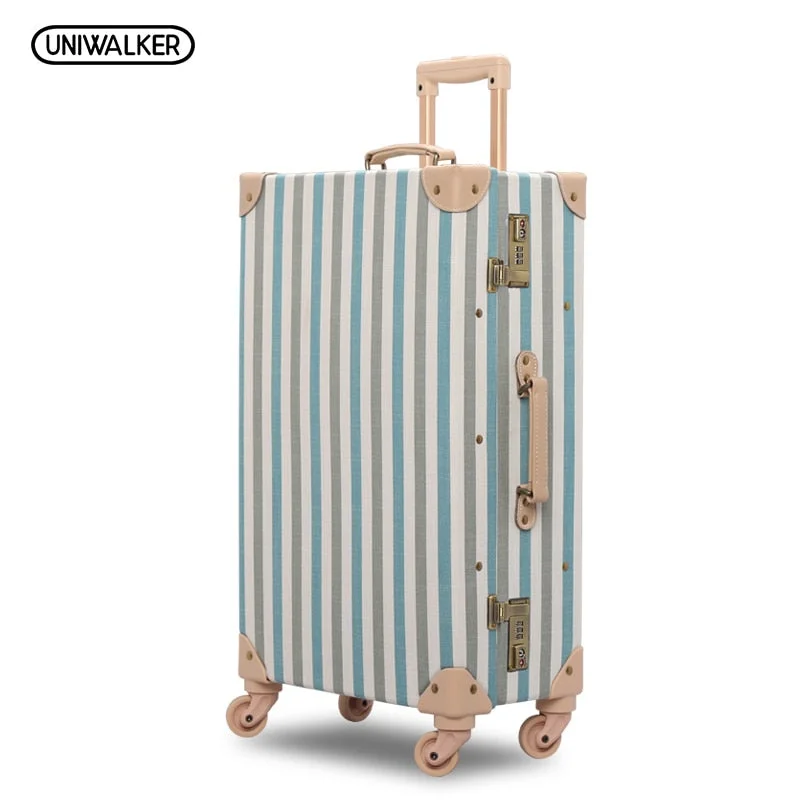 20" 24" 26" Inch 2Pcs/Set Fresh Oxford Travel Trolley Luggage Scratch Resistant Rolling Luggage