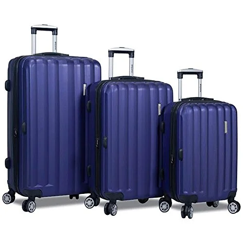 Trendy 3 Pcs Luggage Travel Set Spinner Travel Suitcase Set Travel Luggage Organizer Bag Travel