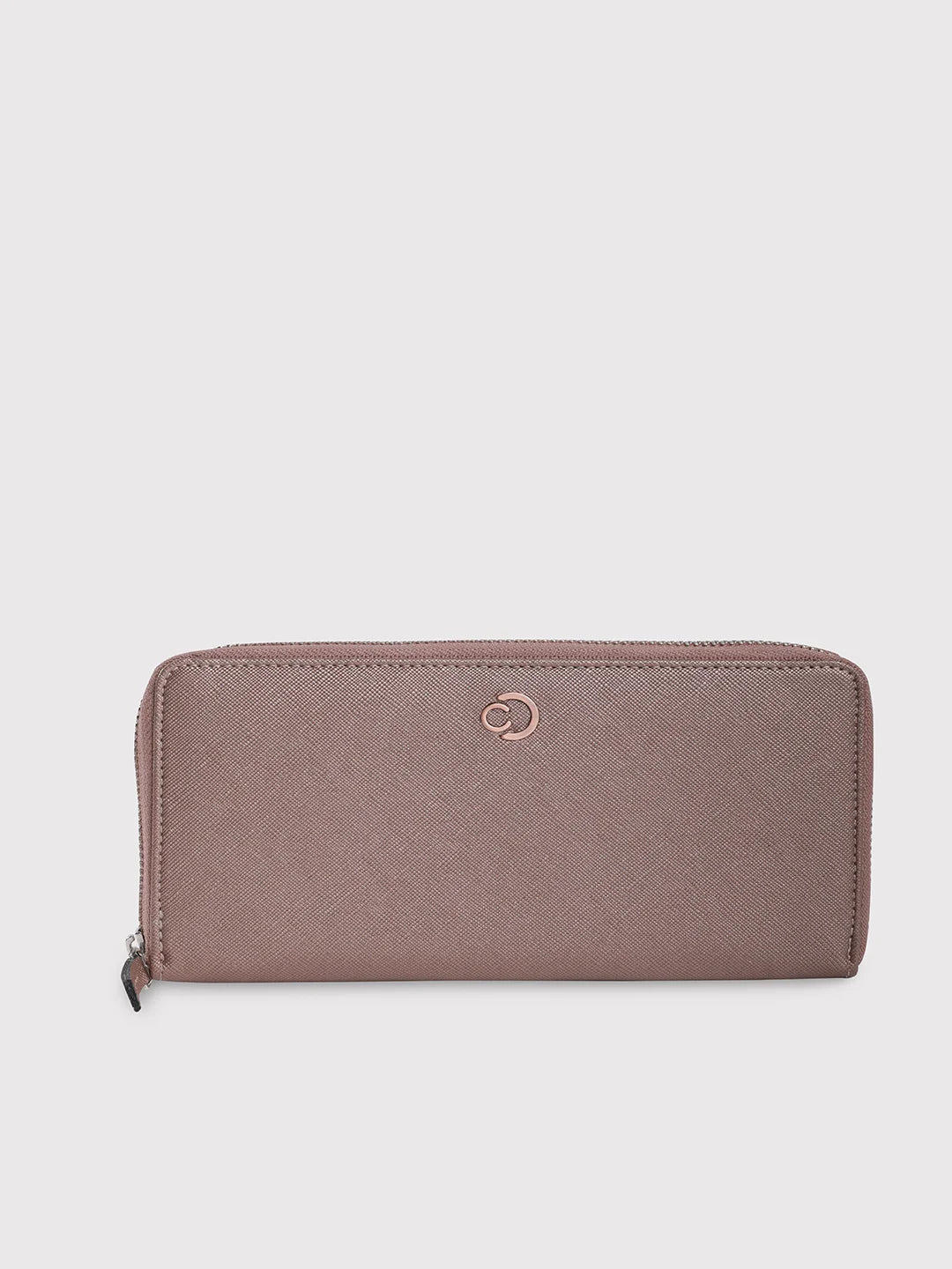 Caprese Mia Wallet Large Zip Around Copper