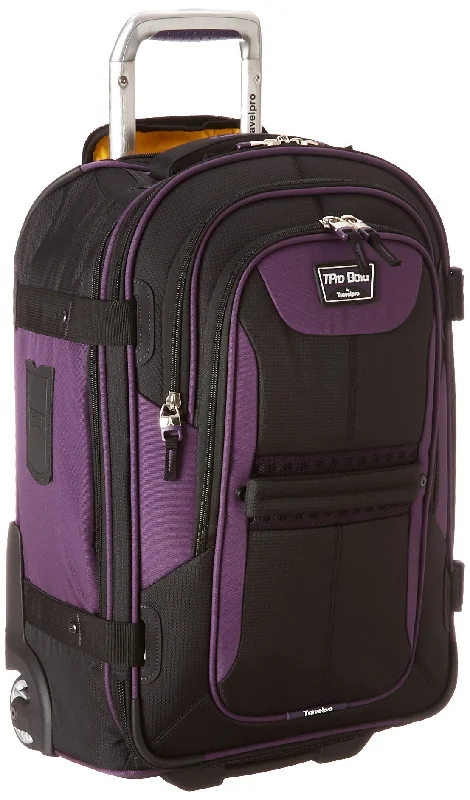 Travelpro Luggage Bold 22" Expandable Rollaboard, Purple/Black